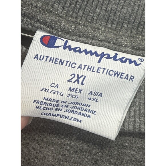 Tennessee Vols Sweatshirt Womens 2XL Gray Orange Champion UT Volunteers - Picture 6 of 11